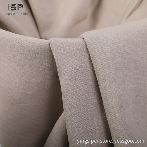 Stock Eco Woven Plain Polyester Rayon Fabric